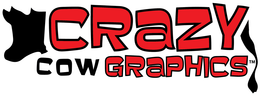 crazy cow graphics logo